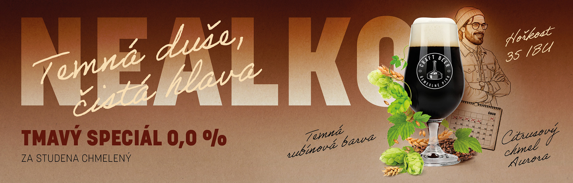 Heineken tmavý speciál 0% - promo